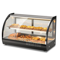 乐创(lecon)保温柜商用展示柜蛋挞保温机汉堡炸鸡熟食保温箱食品陈列柜1.2米双层带热风 LC-DK-W12TS