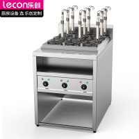 乐创(lecon)煮面炉不锈钢立式 商用 电热麻辣烫保温加热汤粉面关东煮九头电煮炉LC-DK-CY9A
