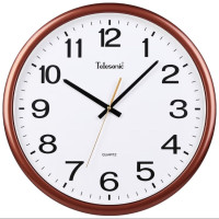 天王星居家客厅挂钟简约时尚卧室家用钟表 16英寸(直径40厘米)