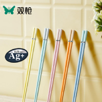 双枪筷子家用合金筷子日式有效防霉防滑耐高温一人一筷