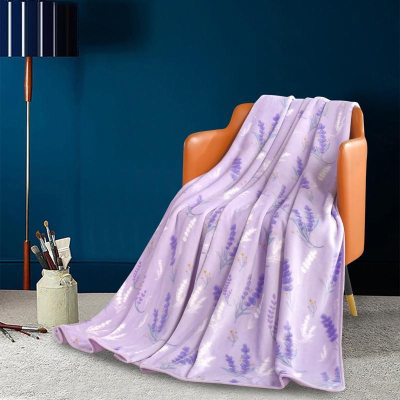 企业定制 多奇曼爱生活休闲毯简素法莱绒毯空调毯加厚双面沙发午睡盖毯(随机发货)