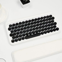 企业定制 洛斐圆点机械键盘无线蓝牙多功能械键盘EH112S颜色随机