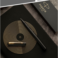企业定制 派克签字笔宝珠笔威雅系列XL经典黑金夹宝珠笔
