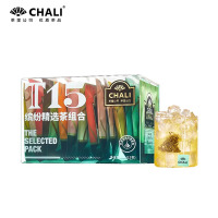 CHALI茶里茗茶花茶水果茶红茶茉莉缤纷精选茶组合T15盒装48g