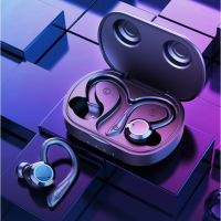 纽曼挂耳蓝牙耳机分体式耳机高阶运动耳机充电盒蓝牙5.3触摸版L1