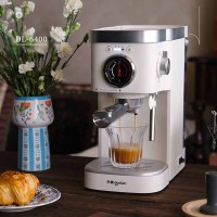 东菱咖啡机意式半自动20bar高压萃取白色DL-6400