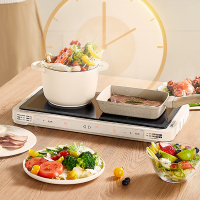 松下电烤盘多用途锅多功能锅烧烤火锅料理锅煎烤盘NF-X1-S