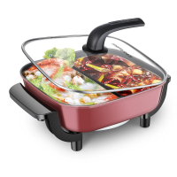 荣事达电火锅电煮锅6L电炒锅电热锅多用途锅HG150D1