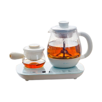 小熊煮茶器煮茶壶0.8L304不锈钢烧水壶茶具黑茶ZCQ-A08E1