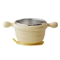 小熊保温碗婴儿辅食碗宝宝注水餐具保温碗MW-C0028