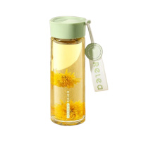物生物水杯漾诗耐高温玻璃杯JV012335-0450(随机发货)