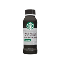 星巴克派克市场黑咖啡0糖0脂肪即饮咖啡270ml*15瓶