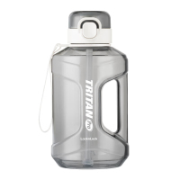 乐扣乐扣水壶2.2L大容量运动吸管水杯子塑料冷水壶ABF887(随机发货)