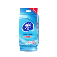 维达杀菌湿巾10片*10包杀菌洁肤湿纸巾湿巾小包VW1009
