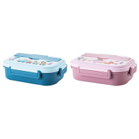 美厨保温饭盒316L不锈钢0.9L分格餐盘MCFT7(随机发货)