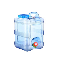 美厨储水桶方形纯净水桶矿泉水桶饮水桶带龙头10LMCX1856