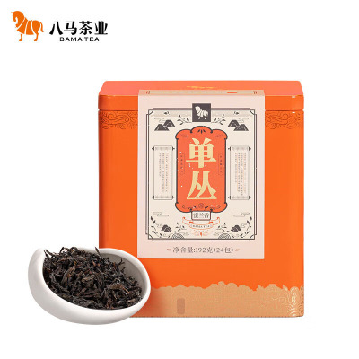 八马茶业乌龙茶潮州单枞鸭屎香一级AD111罐装茶叶192g