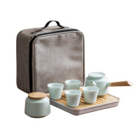 方然茶具套装侧把日式便携茶具A-637