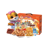 三只松鼠坚果礼盒干果炒货混合装休闲零食星月礼138型1520g