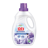 立白柔顺剂薰衣草柔顺剂冬季防静电衣物柔顺剂2升装一壶