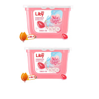 立白洗衣凝珠沁润樱花香深层抑菌香柔凝珠*320g*2盒(共80颗)