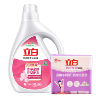 立白洗衣液洁净柔顺护型护衣低泡易漂洗馨香洗衣液1.5kg+内衣皂