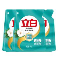 立白洗衣液长效抑菌清新去味山茶花香茶籽除菌洗衣液1kg*3袋