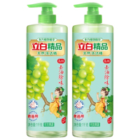 立白洗洁精高效去油渍餐具果蔬青提茉莉洗洁精1kg*2瓶