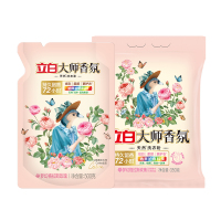 立白洗衣液持久留香大师香氛洗衣液500g*1袋+洗衣粉350g*1袋