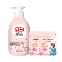 立白内衣专护洗衣液茶树油精华内衣专护480g*1瓶+洗衣凝珠3颗*2袋