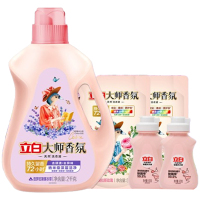立白洗衣液薰衣草2kg*1瓶+玫瑰500g*2袋+内衣洗衣液80g*2瓶