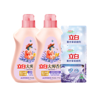 立白洗衣液大师普罗旺斯薰衣草洗衣液2kg*2瓶+柔顺剂500g*2袋