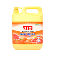 立白洗洁精除油祛味食品果蔬可用西柚洗洁精4.5kg一瓶