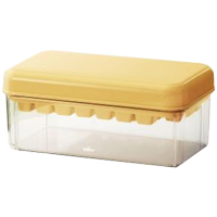 小熊制冰盒冰块模具冰格带盖冰棒辅食雪糕模具冰块储存盒CX-W0067