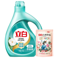 立白洗衣液持久留香茶籽洗衣液1kg*1瓶+大师香氛洗衣液100g*1袋