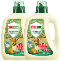 立白洗衣液卫仕天然除菌洗衣液72小时长效抑菌青翠茶园1kg*2瓶