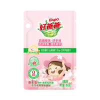 立白好爸爸婴儿大人安心用柔顺衣物洁净亲肤樱花洗衣液100g*1袋