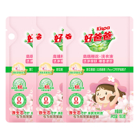 立白好爸爸婴儿大人安心用柔顺衣物洁净亲肤樱花洗衣液100g*3袋