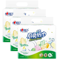 心相印厨房用纸吸油厨房纸巾加大加厚食品可接触级70节*18卷KT706