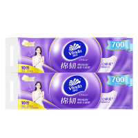 维达卫生纸超韧压花无芯卷纸70g3层10卷*2提V4572(包装随机)