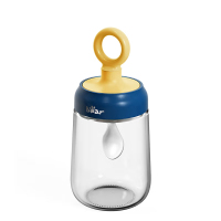 小熊调料盒300ml可伸缩勺子调料罐CX-W0038-S02