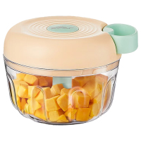 小熊剥蒜器打压蒜泥捣碎神器家用拉蒜器绞肉馅搅碎机器CX-D0010