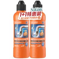 蔬果园疏通剂500g*2强力溶解马桶厕所厨房下水道疏通剂神器SGY0670