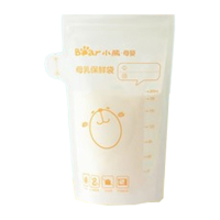 小熊储奶袋母乳保鲜袋壶嘴式双层封口存储袋加厚防漏可冷藏MW-C0035