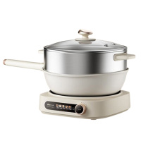 小熊电炒锅电火锅可颠锅电锅多功能炒菜多用途电炒锅DCG-A28L1