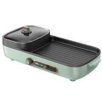 小熊煎烤盘电烧烤炉多功能料理锅电火锅烧烤机DKL-C15G1