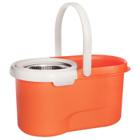 大卫清洁工具旋转拖把桶免手洗家用圆形拖布小木马四驱脚踏神器Q5