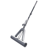 大卫清洁工具对折胶棉拖把一拖净免手洗挤水式吸水海绵懒人M14