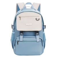 爱华仕书包透气大容量简约防泼水双肩包OCB4706(颜色随机)