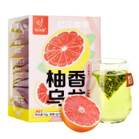忆江南花草茶西柚干冷泡茶茶包乌龙茶水果茶清爽袋泡茶柚香乌龙茶45g